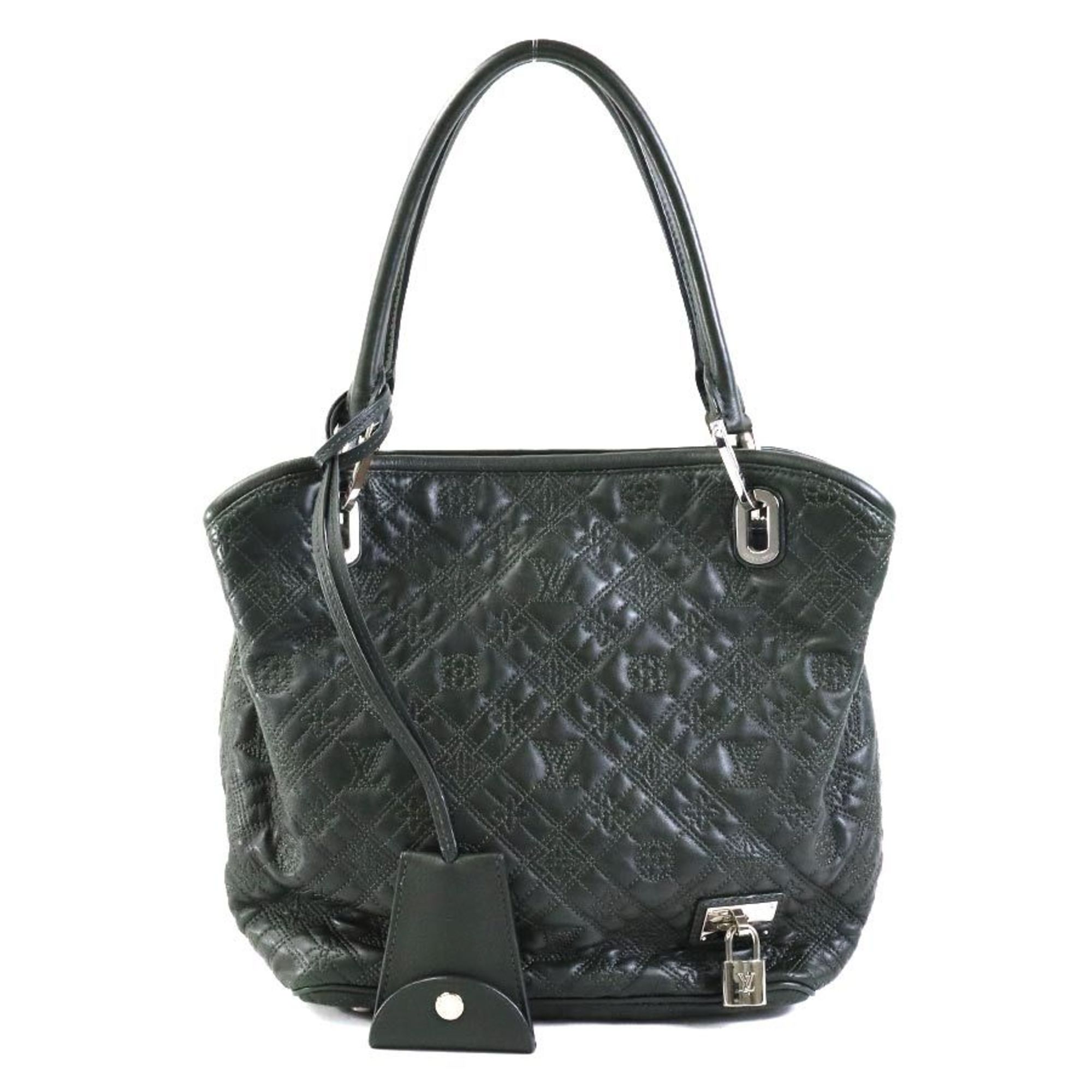 Louis Vuitton Antia Lilia Black Leather Shoulder Bag