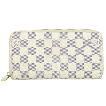 Louis Vuitton Zippy White Canvas Wallet 