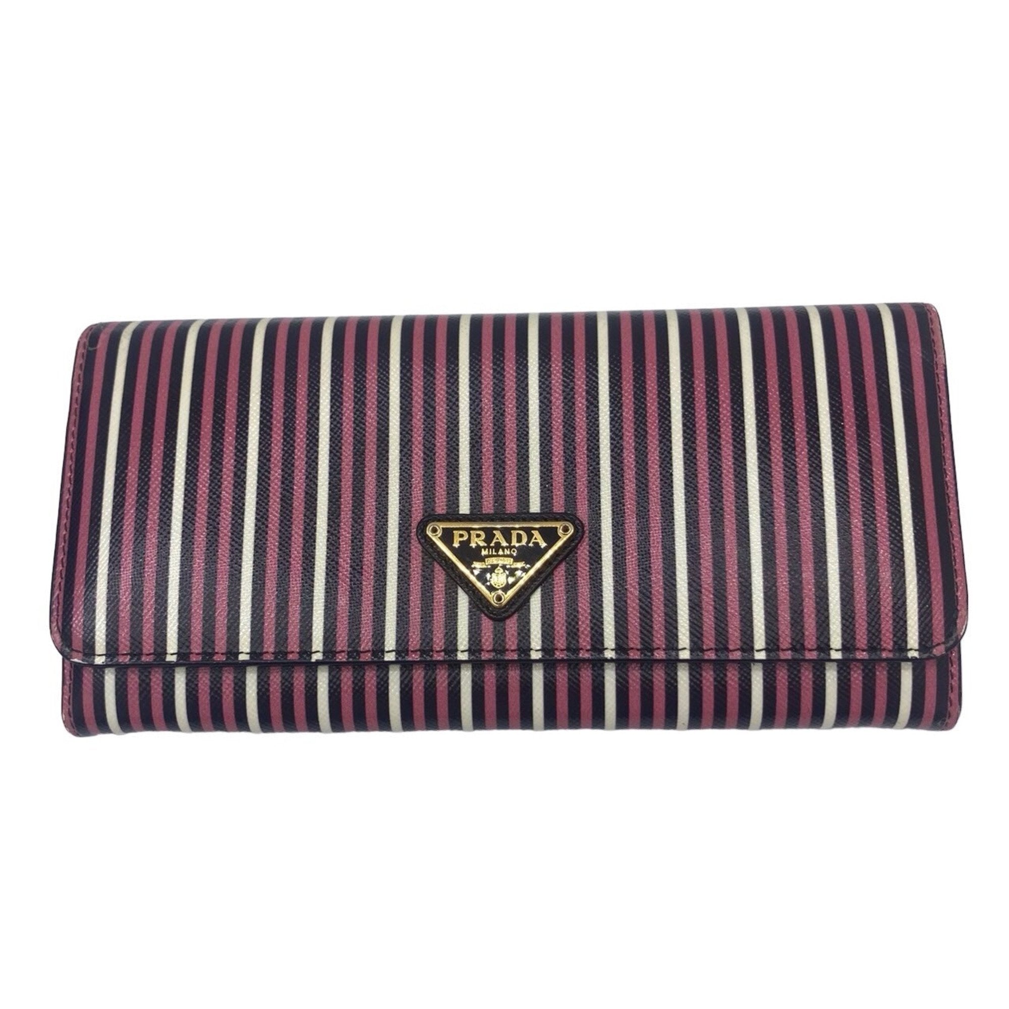 Prada Saffiano Multicolour Leather Wallet 