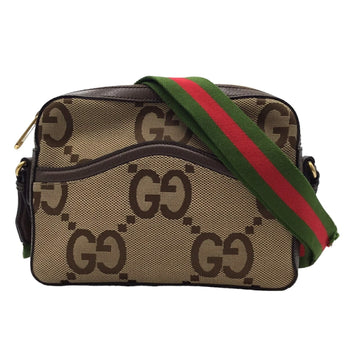 Gucci GG Jumbo Camel Canvas Shopper Bag