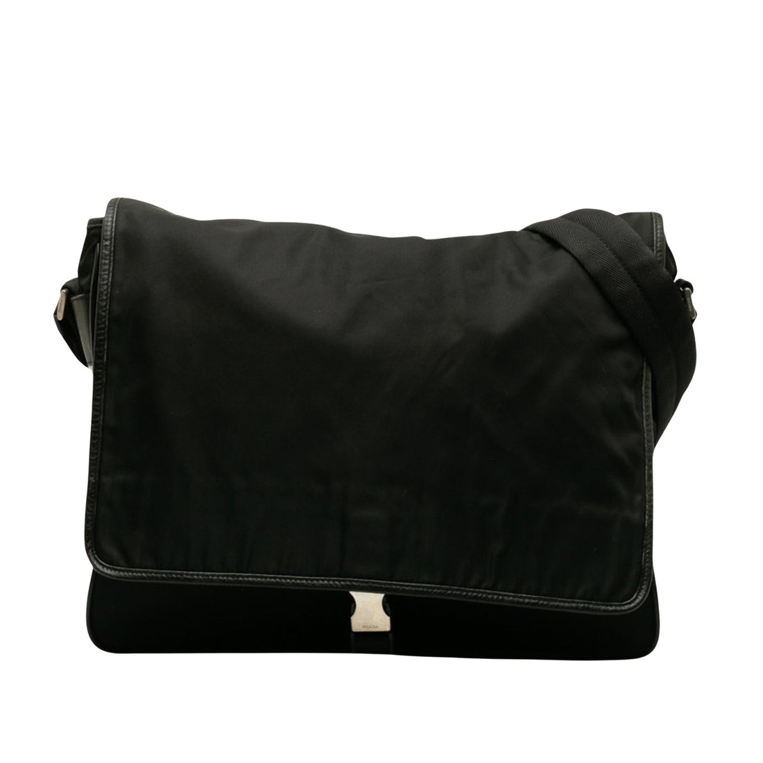 Prada Tessuto Black Synthetic Shoulder Bag