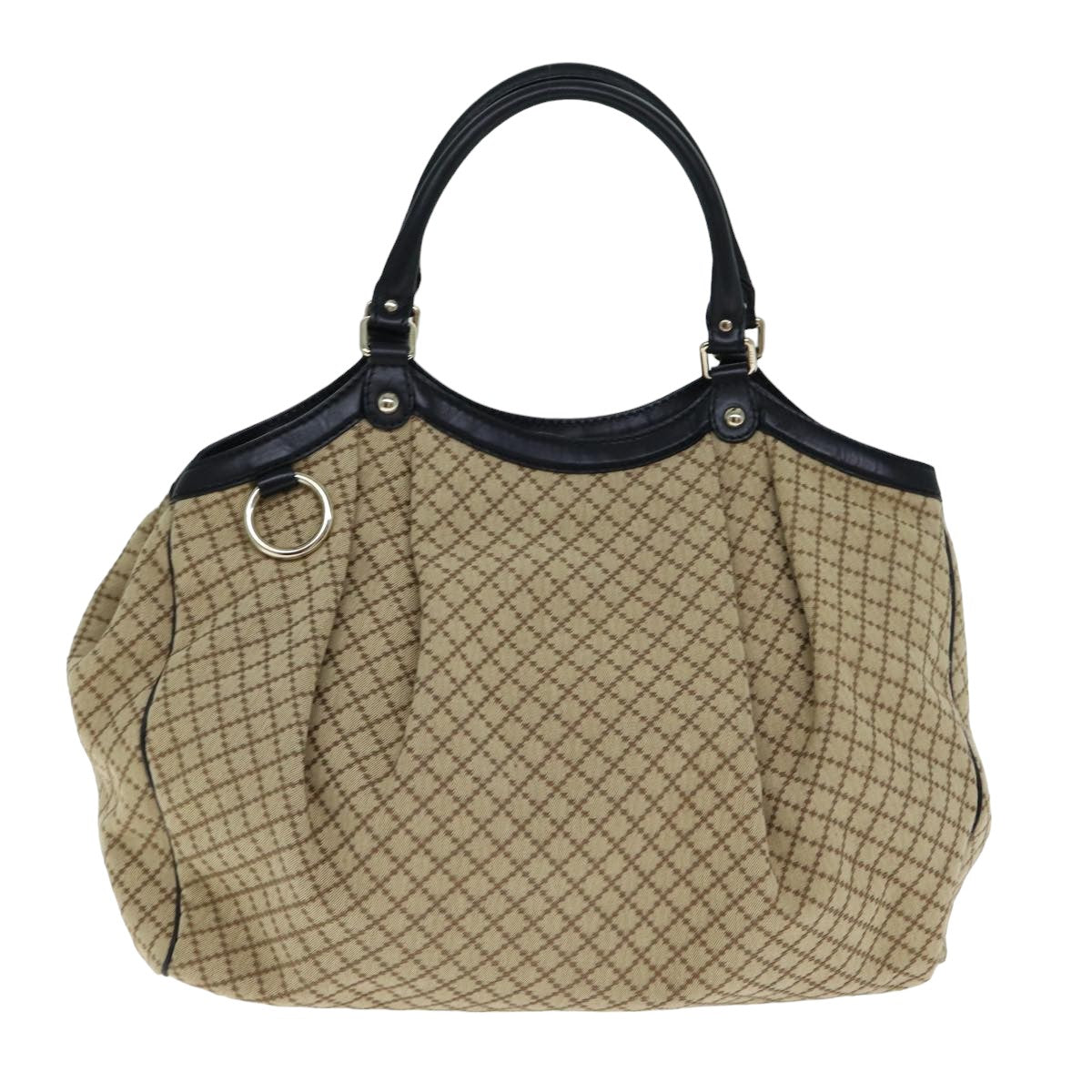 Gucci Sukey Beige Canvas Handbag 