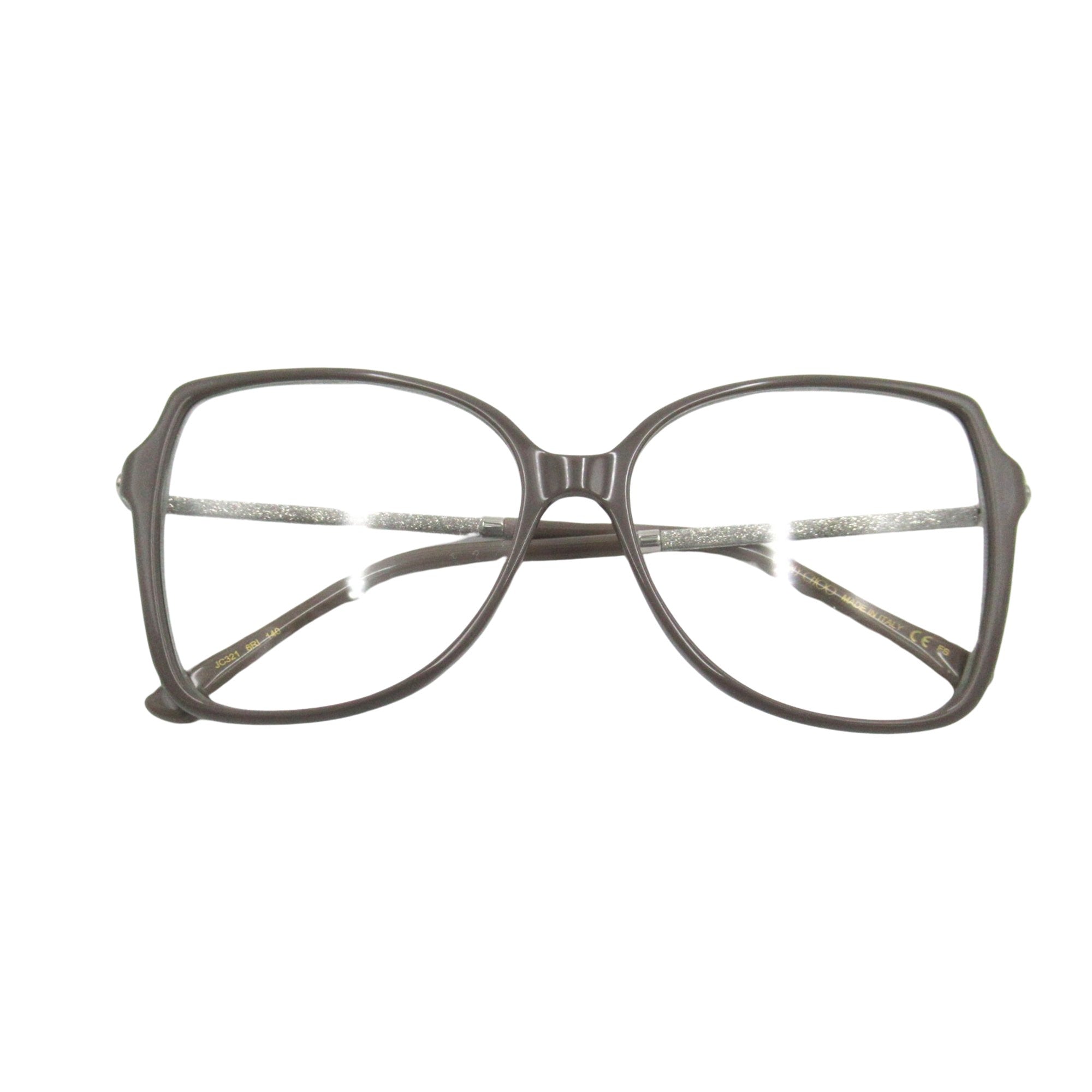 Jimmy Choo Grey Steel Glasses 