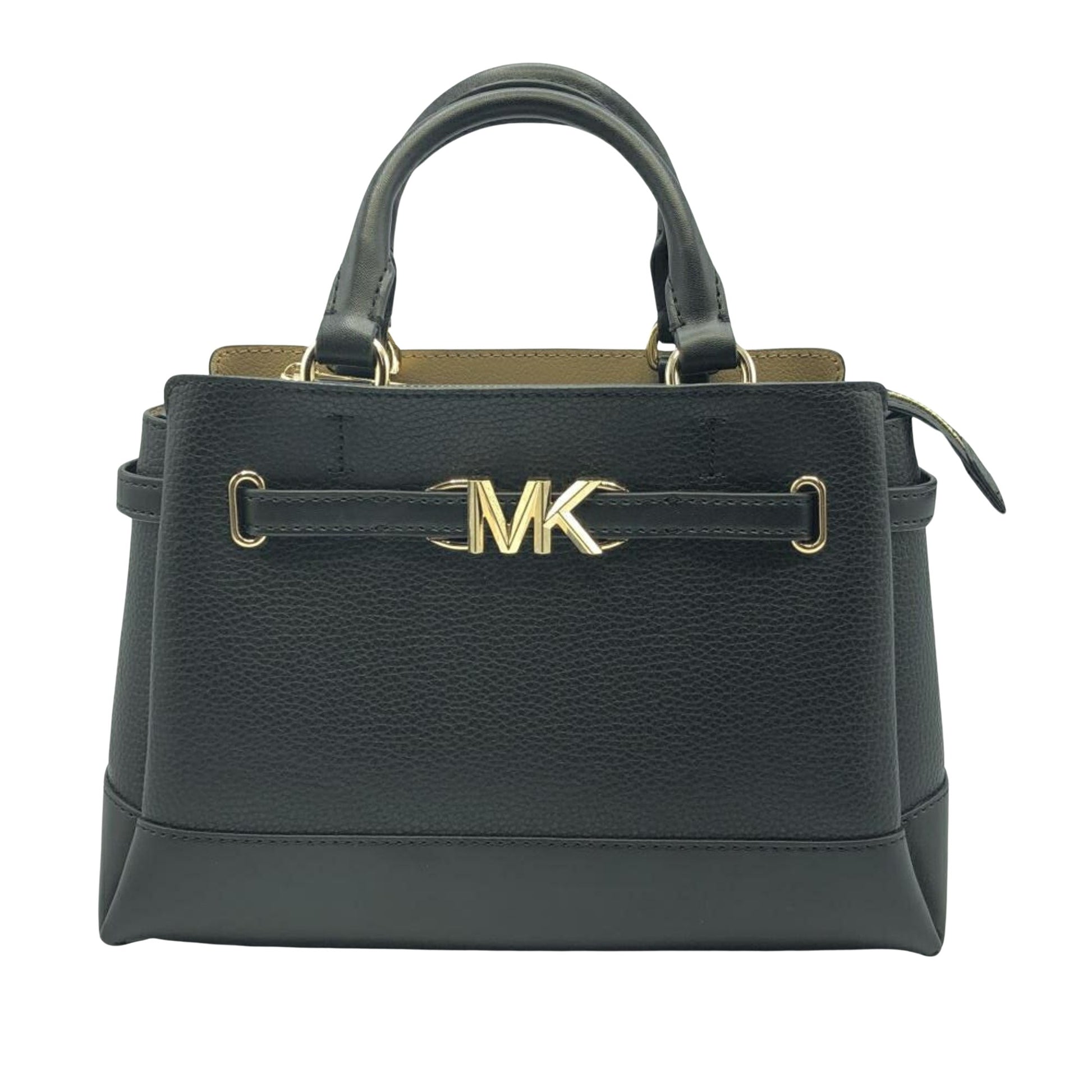 Michael Kors Reed Black Leather Handbag 