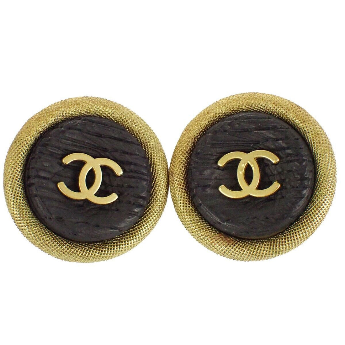 Chanel Jumbo Gold Gold Plated Bracelet 