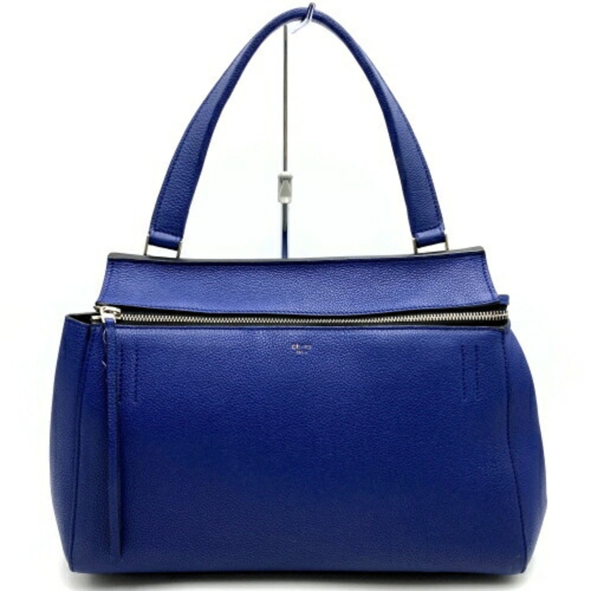 Céline Edge Blue Leather Handbag 