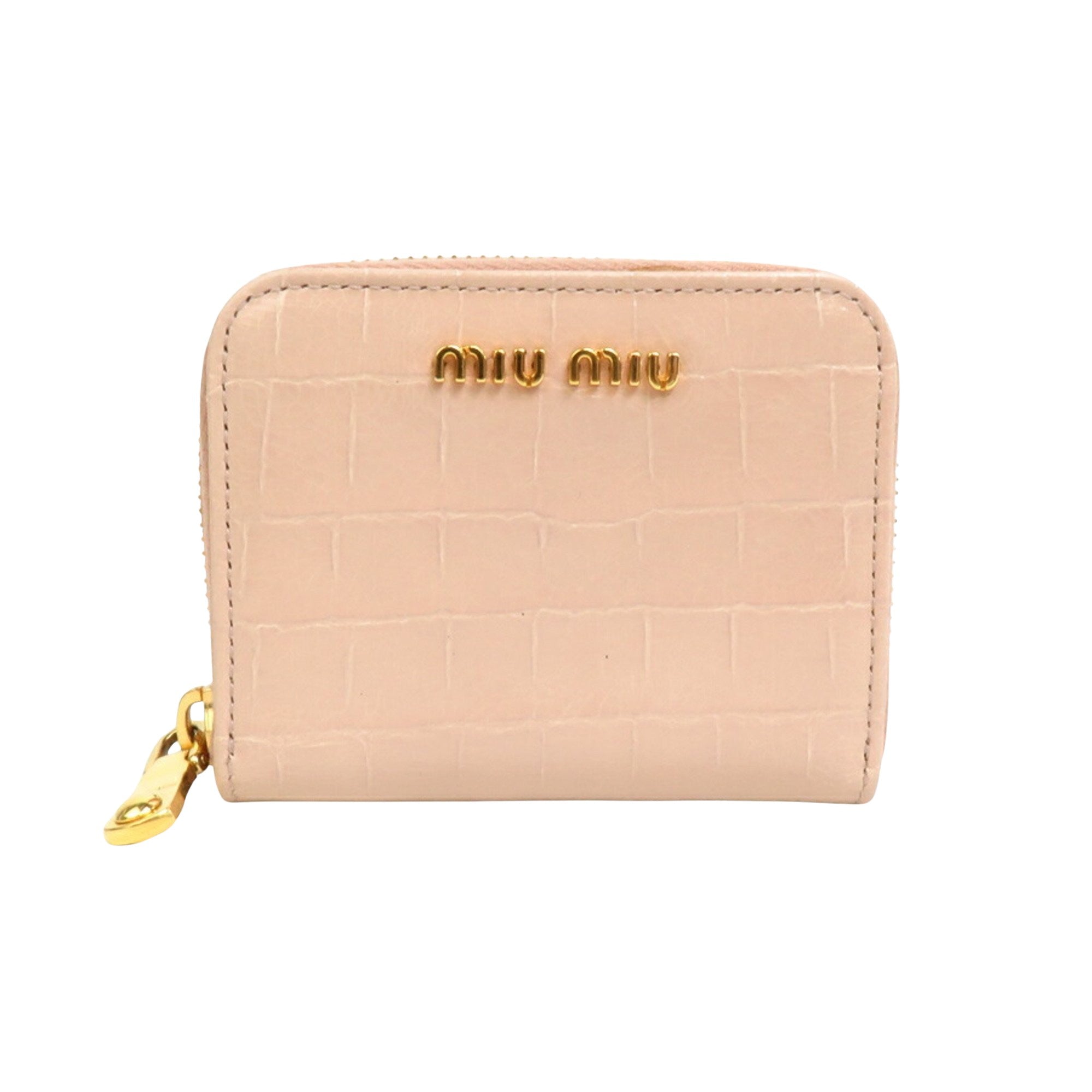 Miu Miu Pink Leather Wallet 