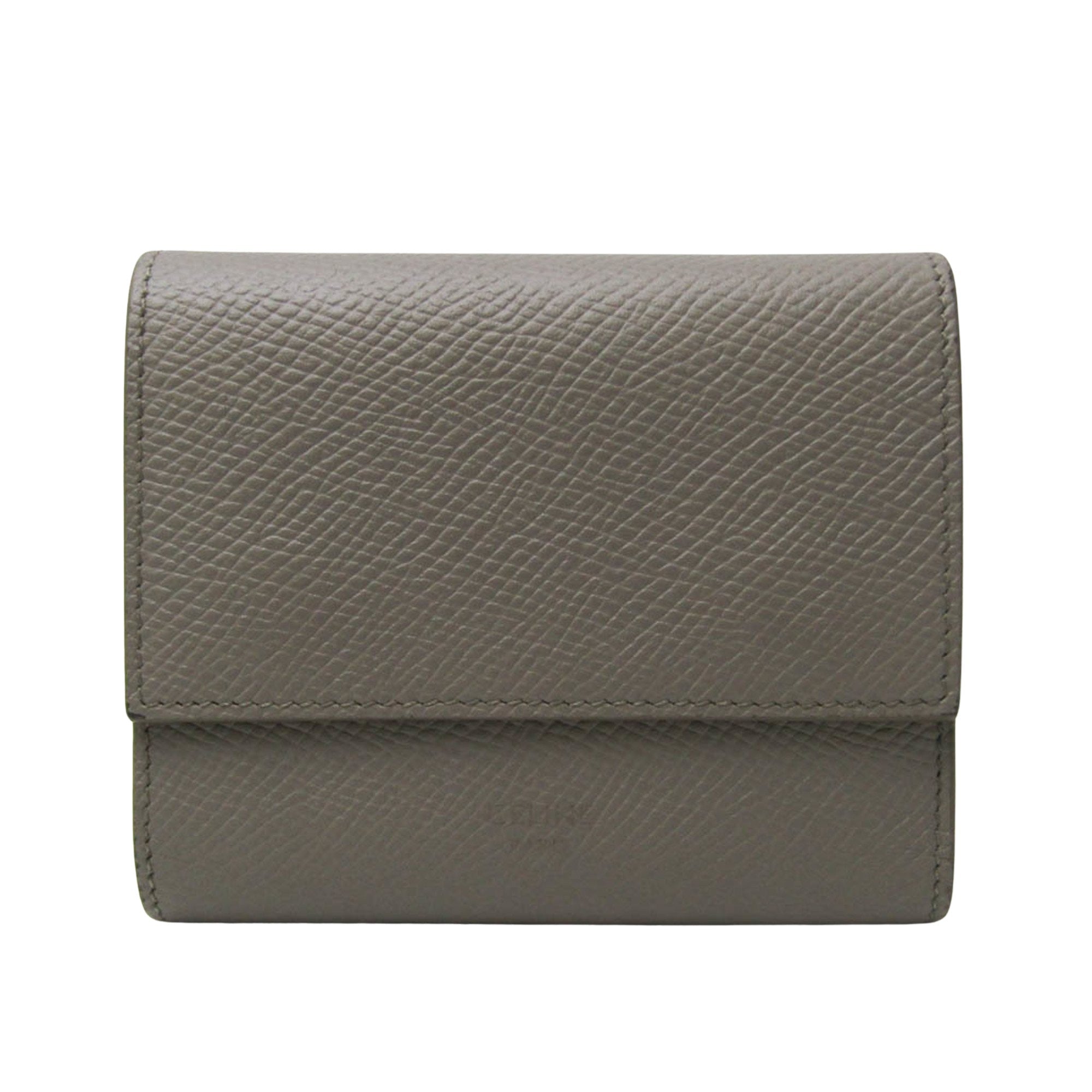 Céline Tri-Fold Grey Pony-Style Calfskin Wallet 