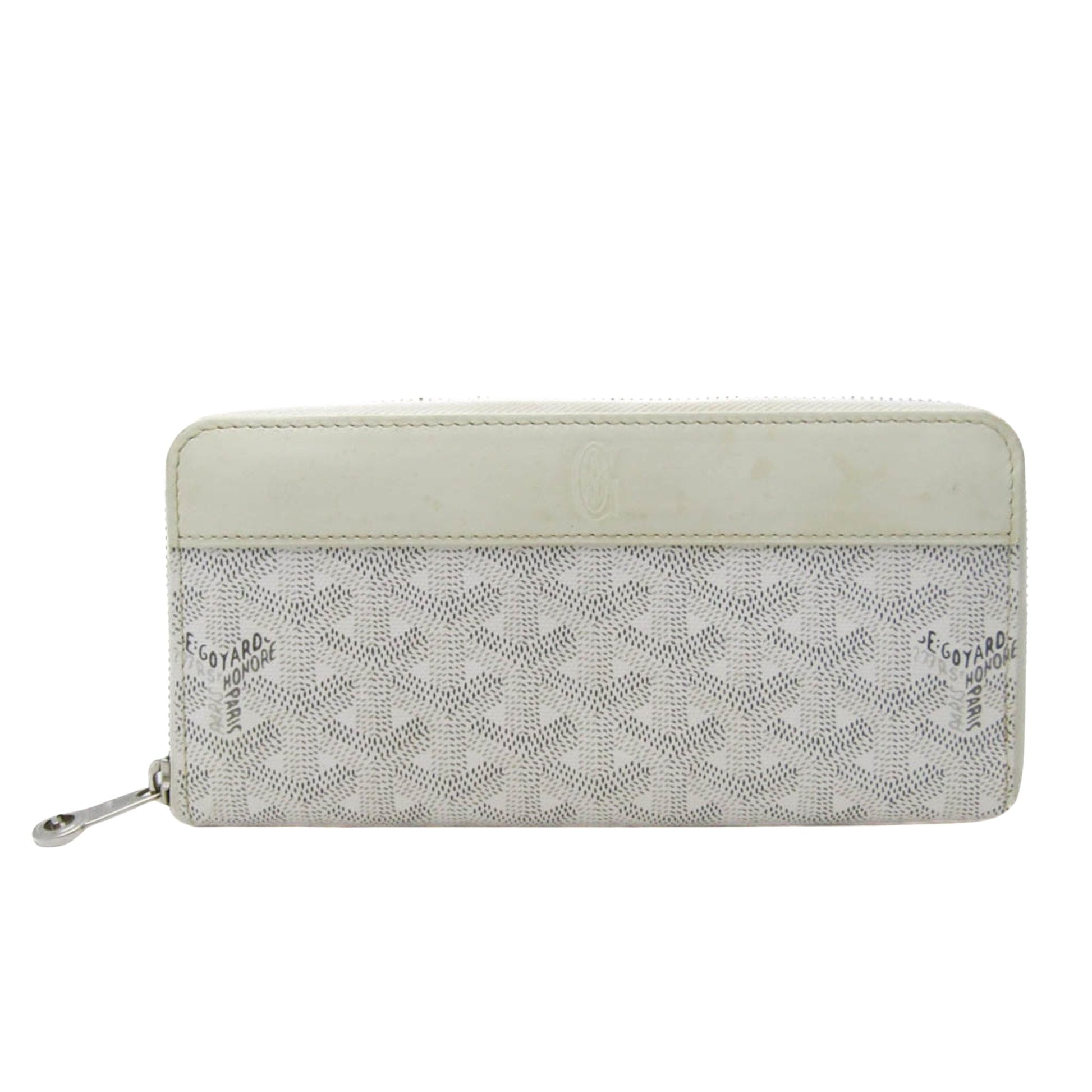 Goyard Matignon White Canvas Wallet 