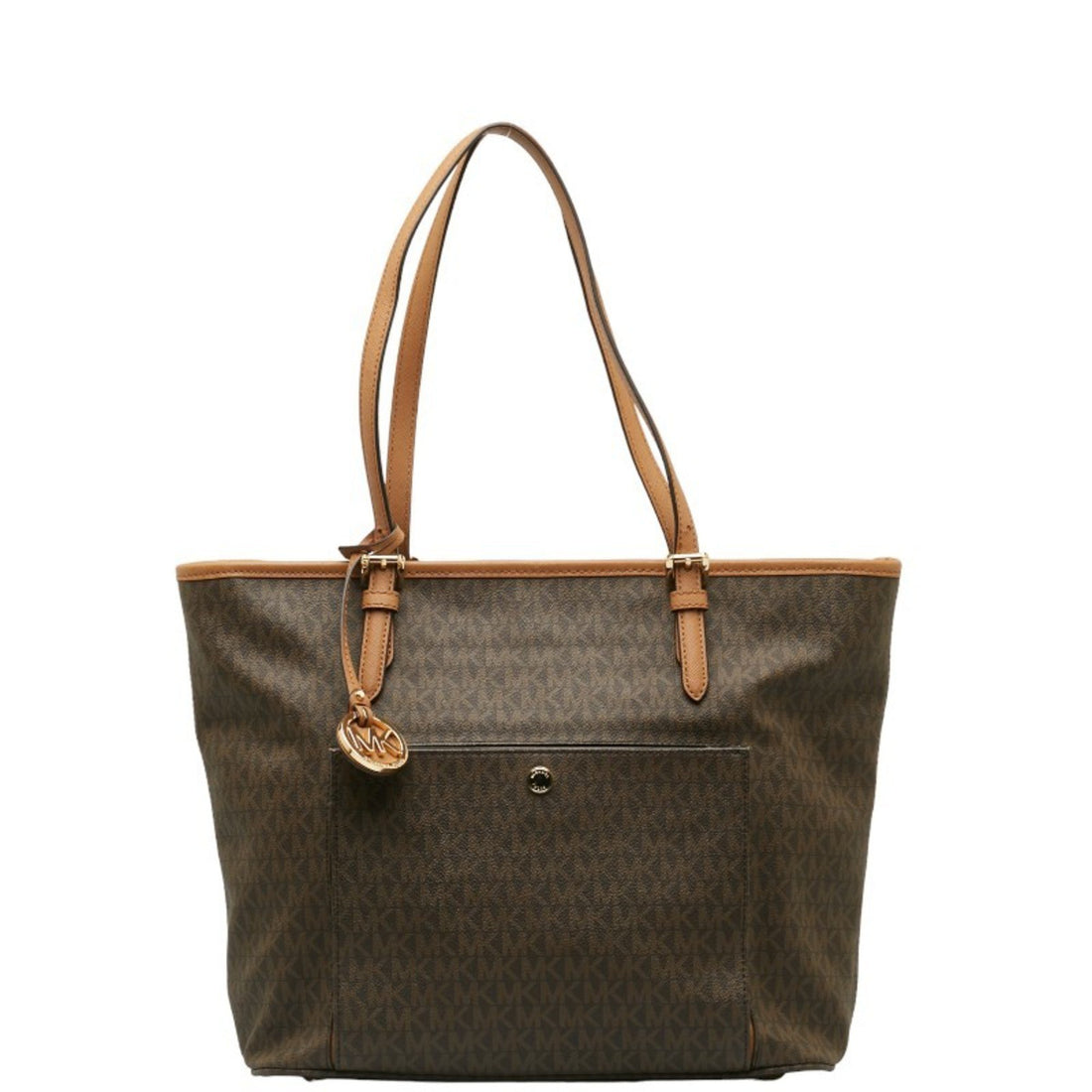 Michael Kors Jet set Brown Canvas Tote Bag