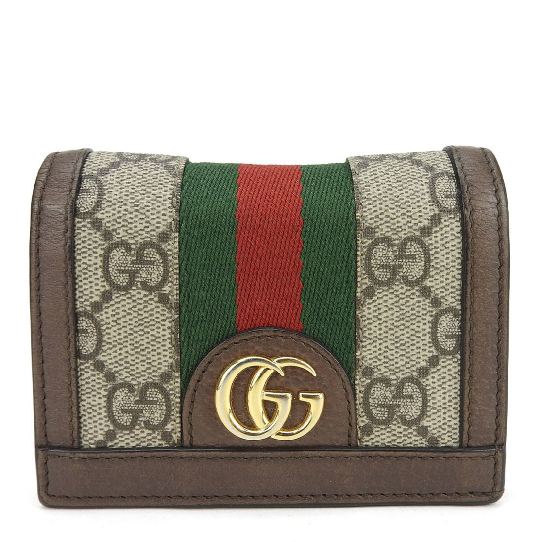 Gucci Ophidia Beige Canvas Wallet 