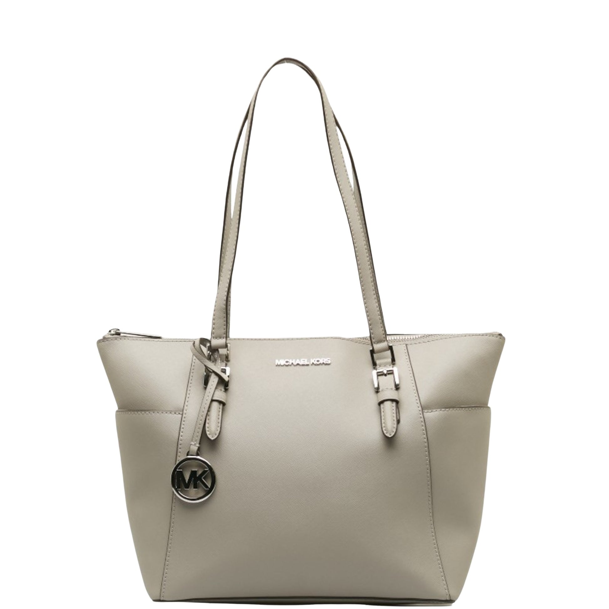 Michael Kors Jet set Grey Leather Tote Bag