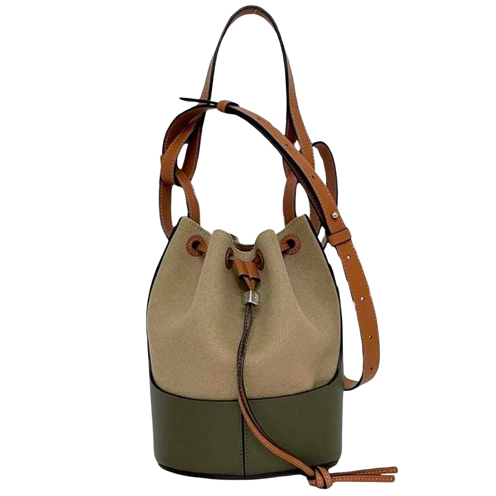 Loewe Balloon Beige Leather Shoulder Bag