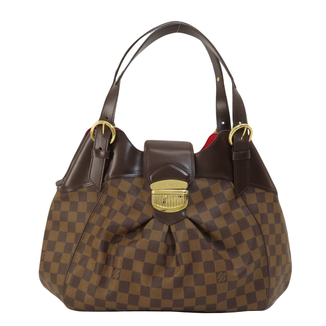 Louis Vuitton Brown Canvas Handbag 