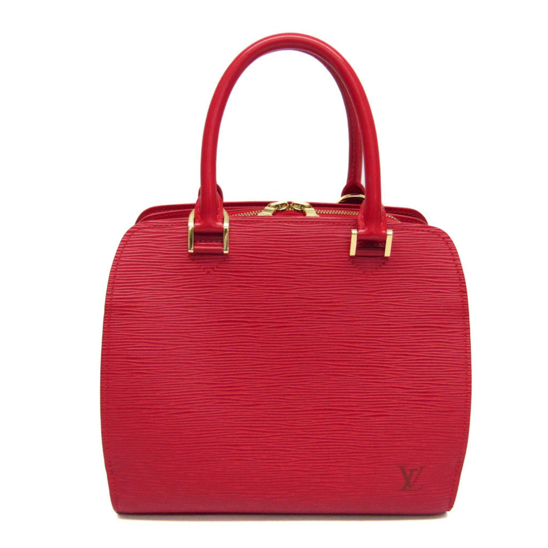 Louis Vuitton Pont Neuf Red Leather Handbag 