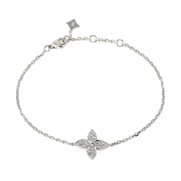 Louis Vuitton Blossom Silver White Gold Bracelet 