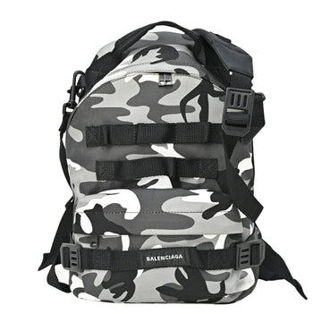 Balenciaga ARMY Grey Synthetic Backpack Bag