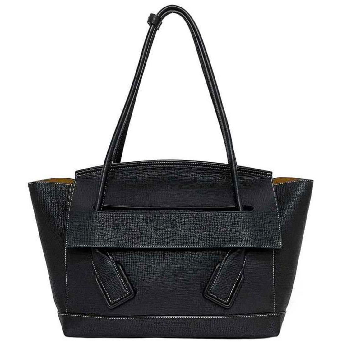 Bottega Veneta Arco Black Leather Tote Bag