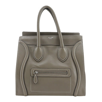 Céline Luggage Grey Leather Handbag 