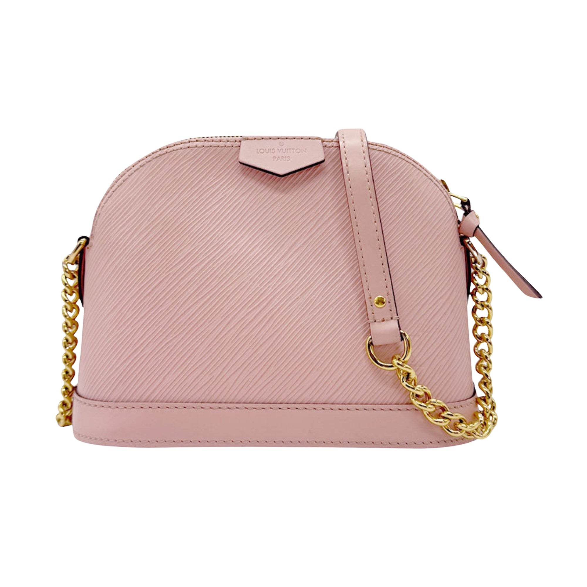 Louis Vuitton Alma Mini Pink Leather Shopper Bag