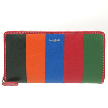 Balenciaga Bazar Multicolour Leather Wallet 