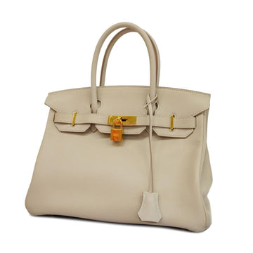 Hermès Birkin 30 Ecru Leather Handbag 