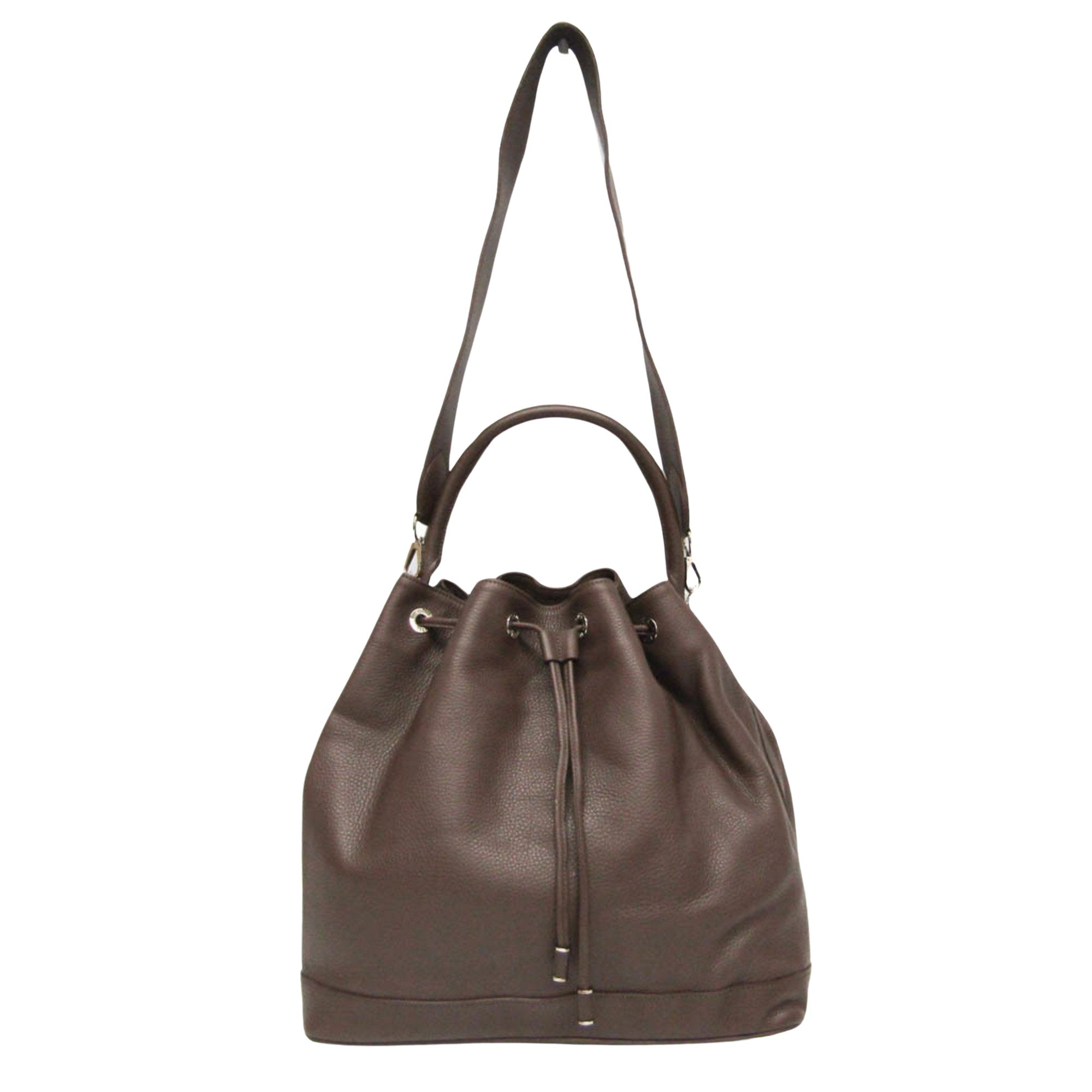 Louis Vuitton Noé Brown Leather Shoulder Bag