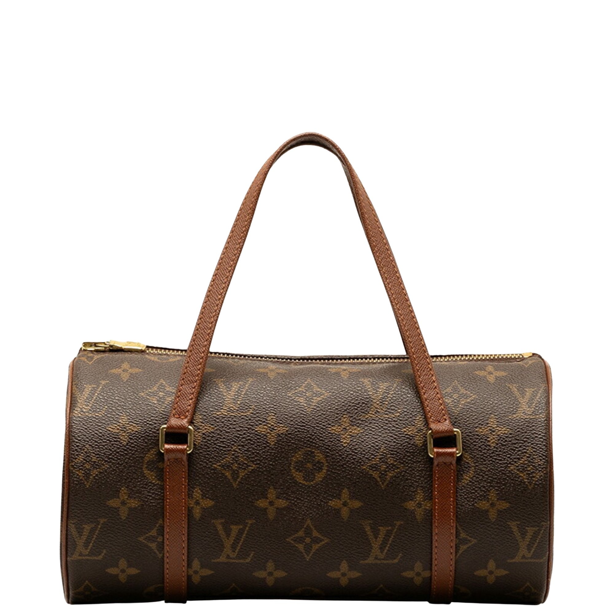 Louis Vuitton Papillon 26 Brown Canvas Shoulder Bag