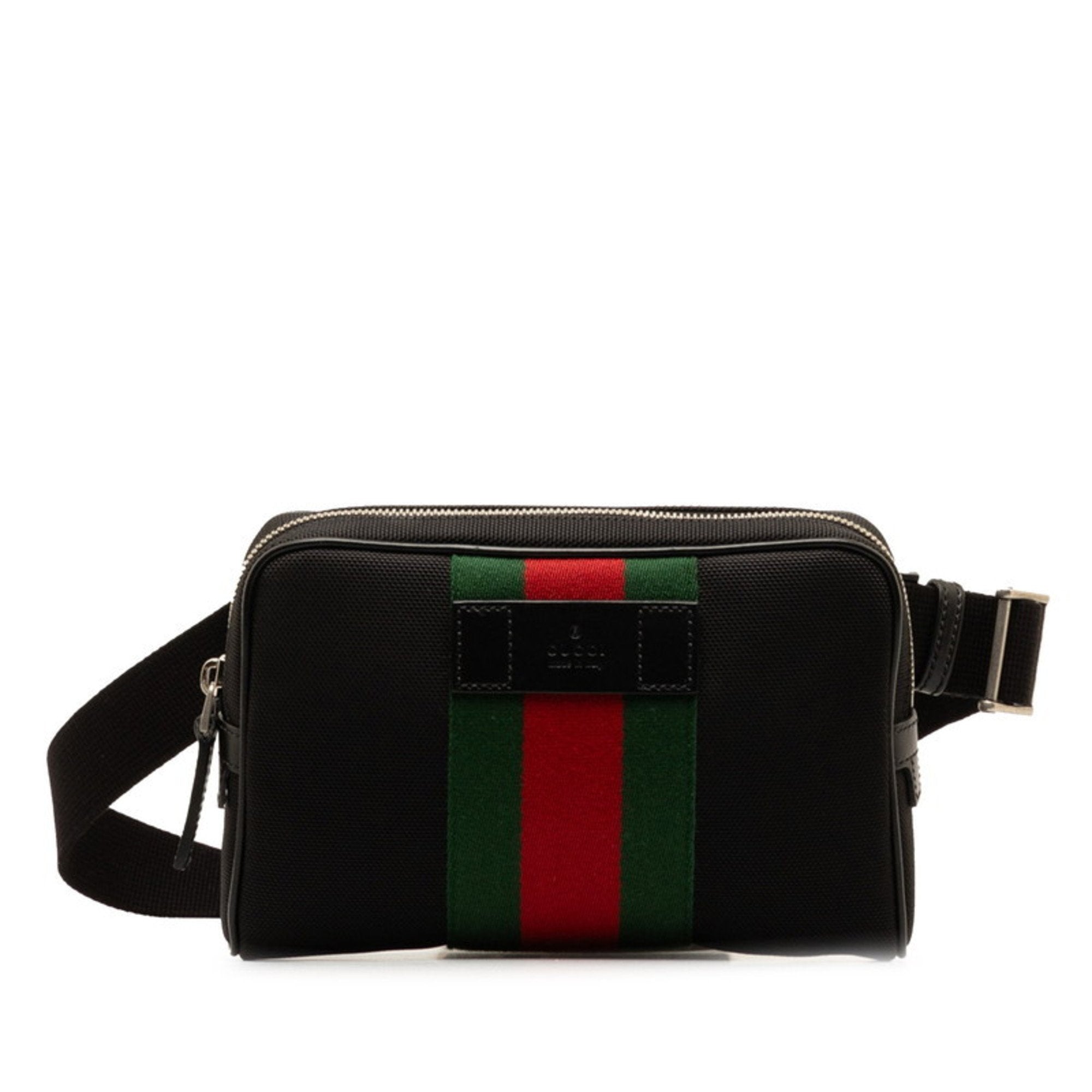 Gucci Sherry Black Canvas Clutch Bag