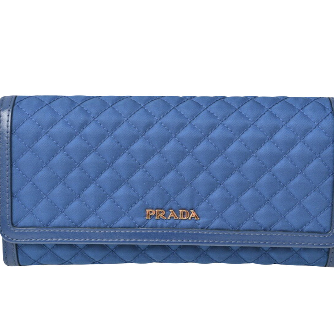 Prada Blue Synthetic Wallet 