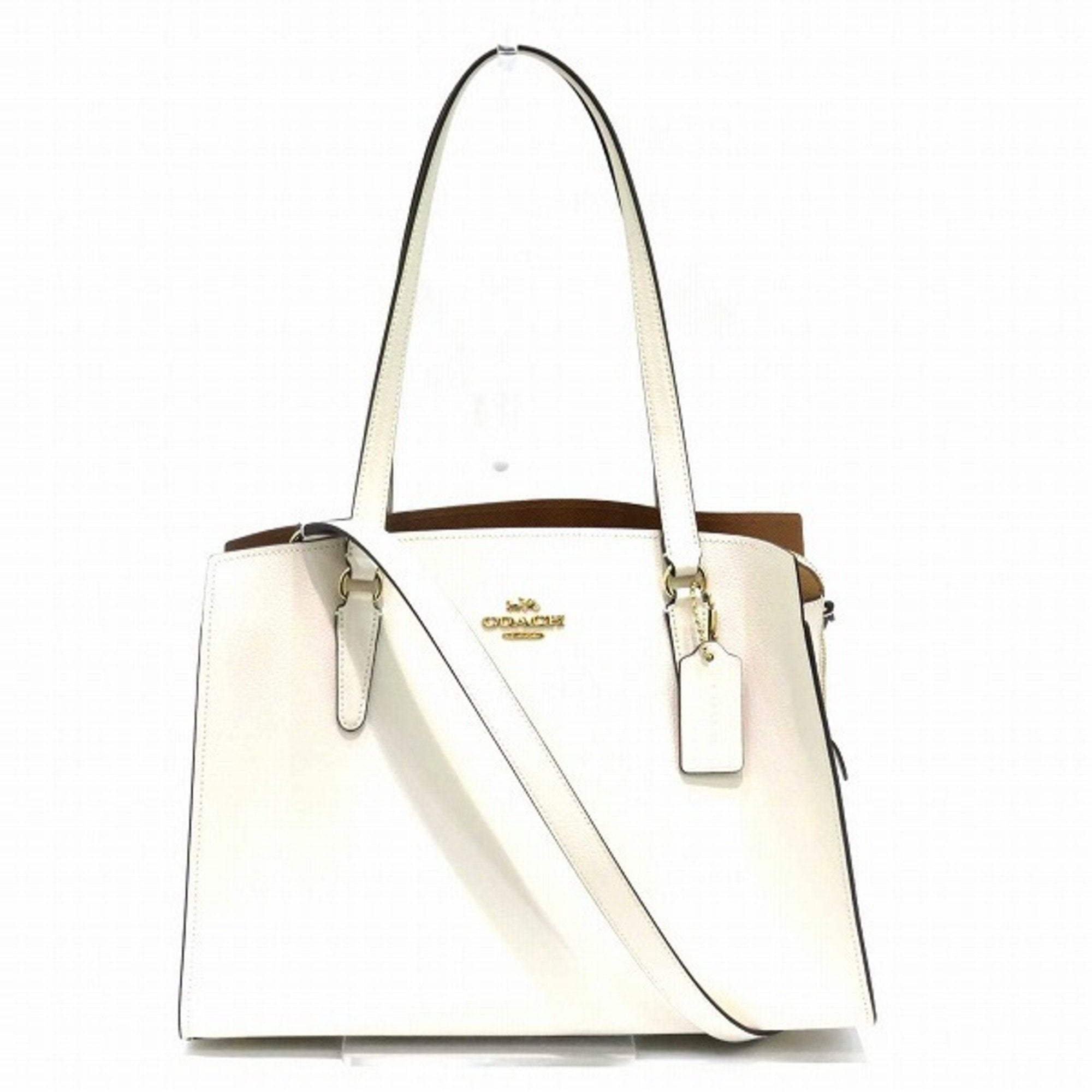 Coach Camel Leather Tote Bag