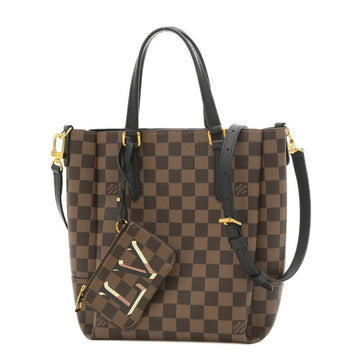 Louis Vuitton BELMONT Brown Canvas Handbag 