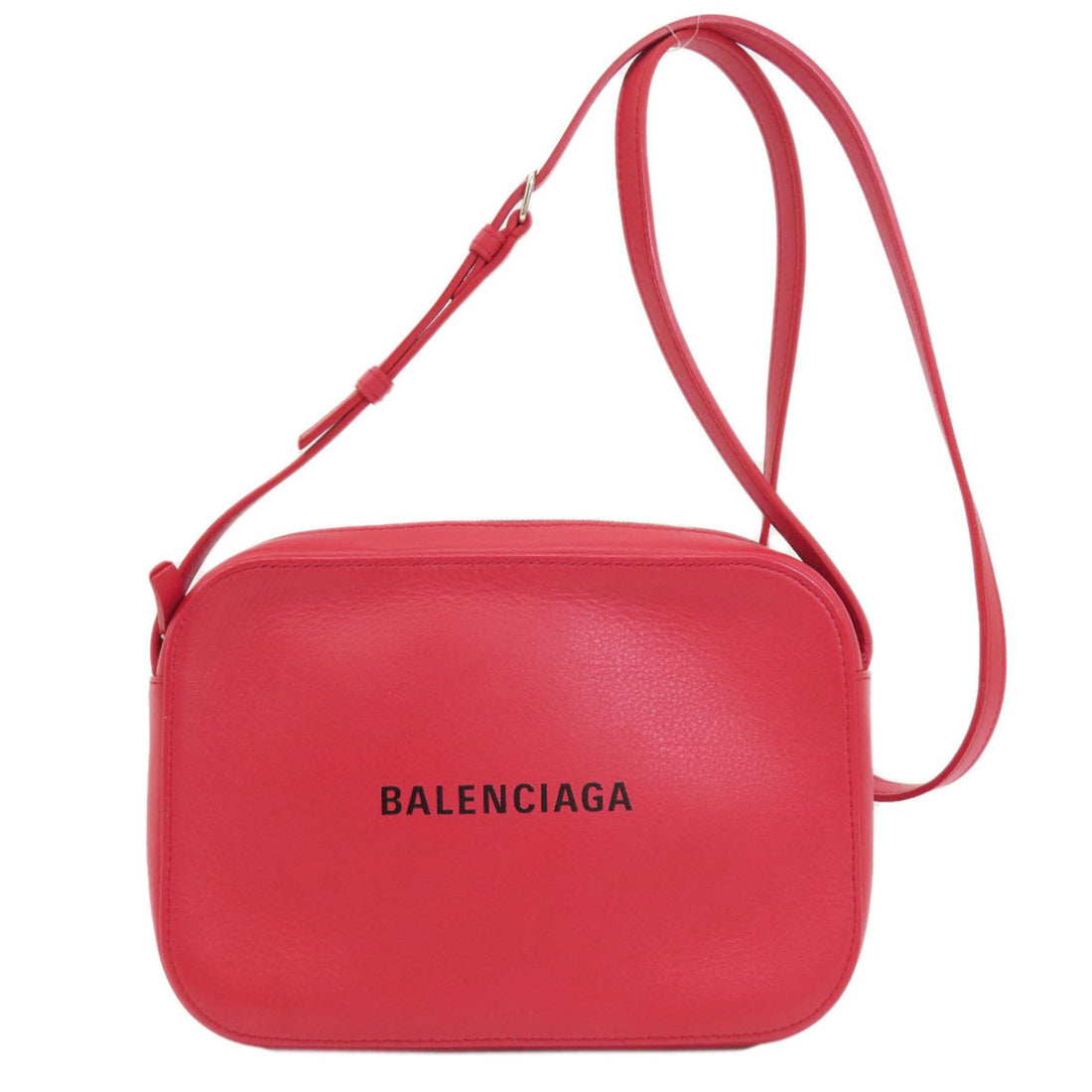 Balenciaga Everyday Red Leather Shoulder Bag