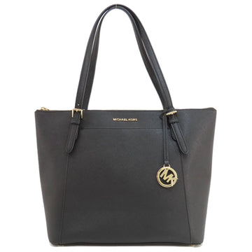 Michael Kors Voyager Black Leather Tote Bag