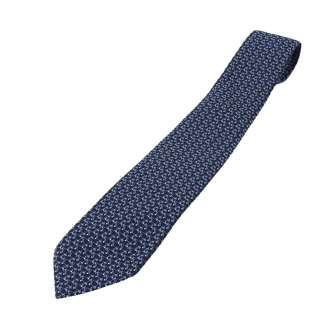 Bulgari Blue Silk Tie 