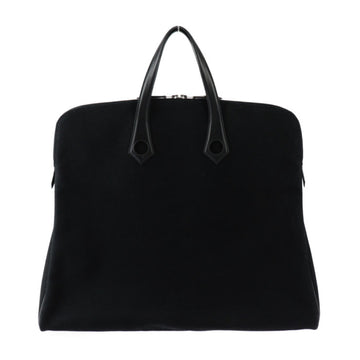 Hermès Heeboo Black Canvas Handbag 