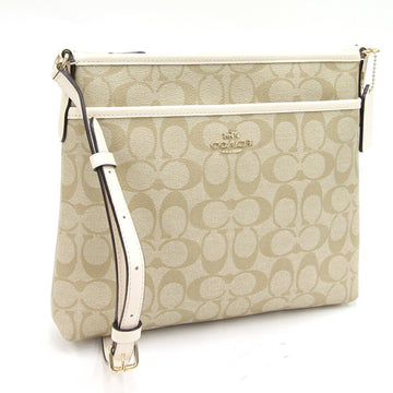 Coach Signature Beige Ceramic Shoulder Bag