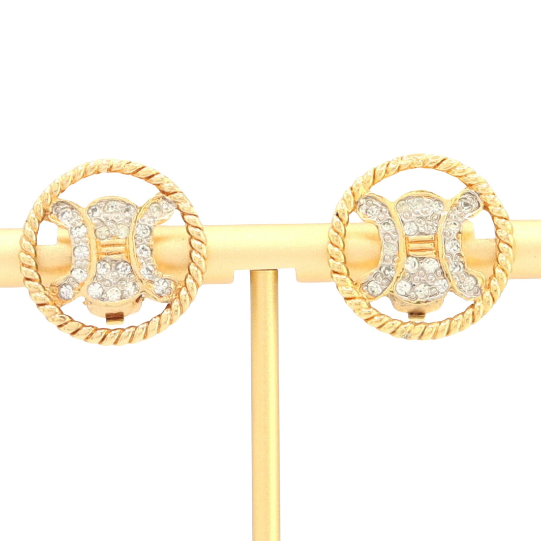 Céline Triomphe Gold Metal Earring 