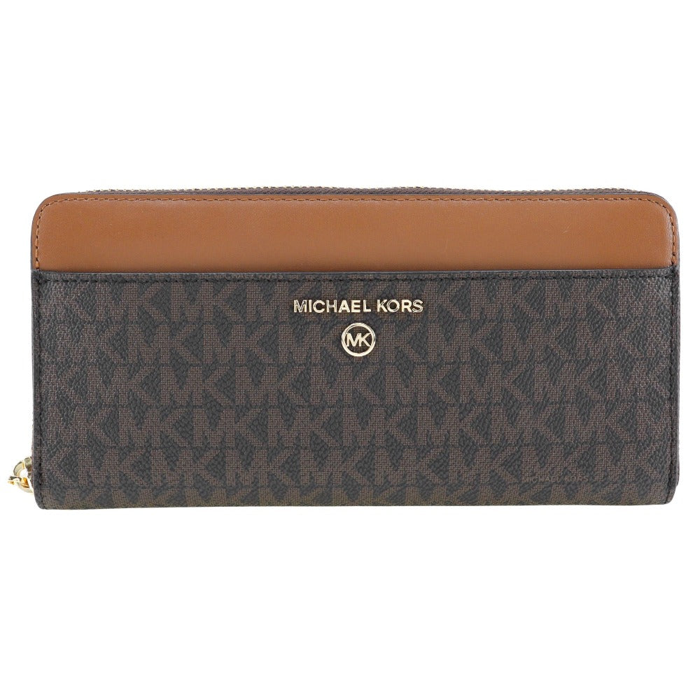 Michael Kors Brown Canvas Wallet 