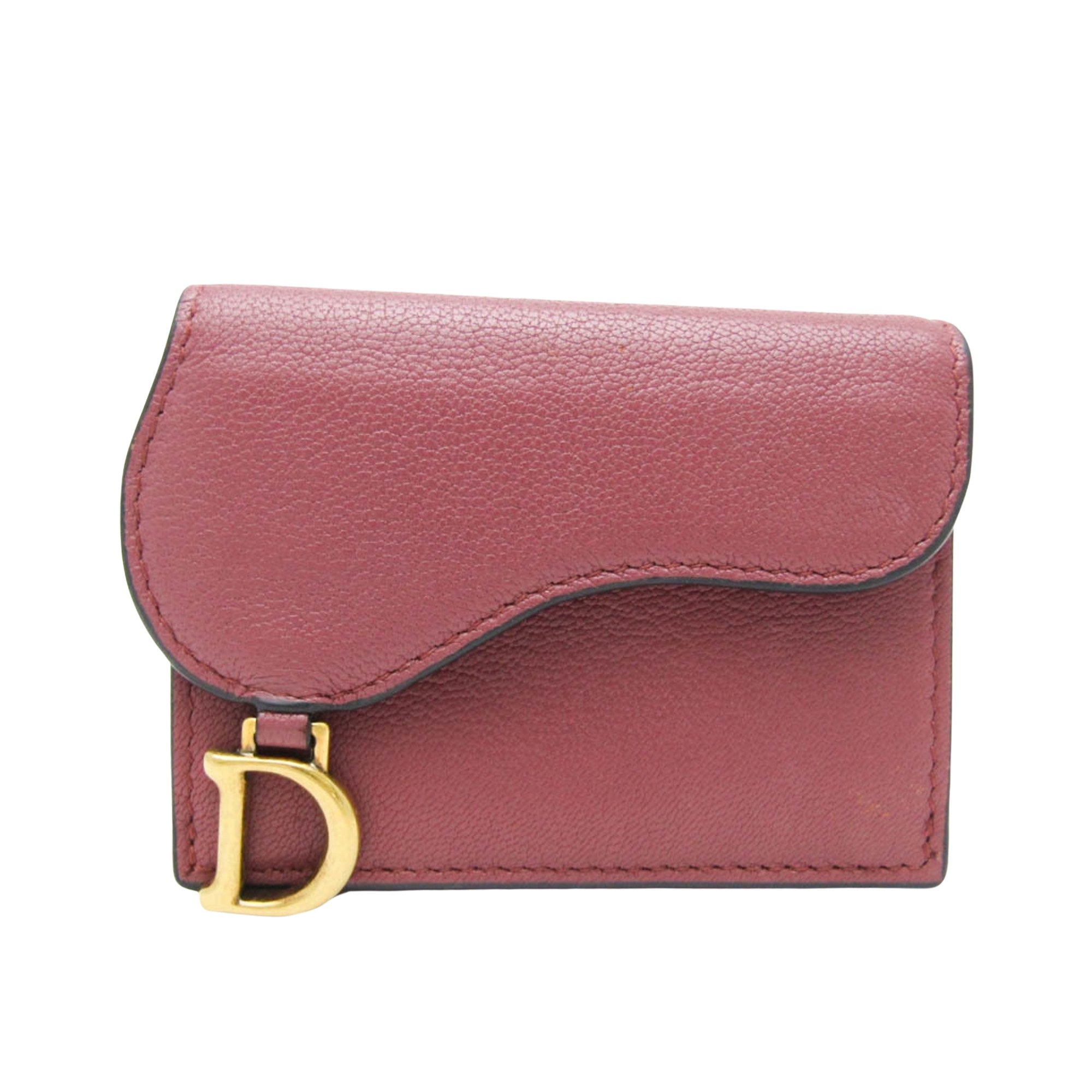 Dior Saddle Pink Leather Wallet 