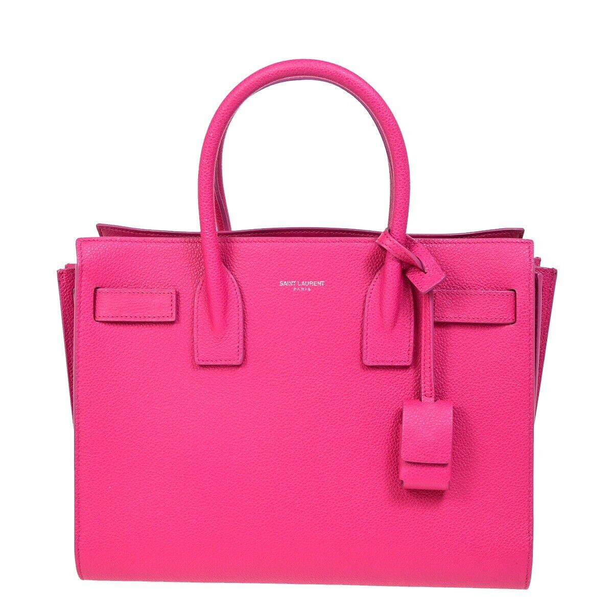 Saint Laurent Sac de jour Pink Leather Handbag 