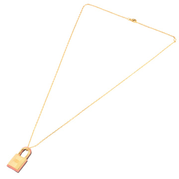 Hermès Kelly Gold Metal Necklace 