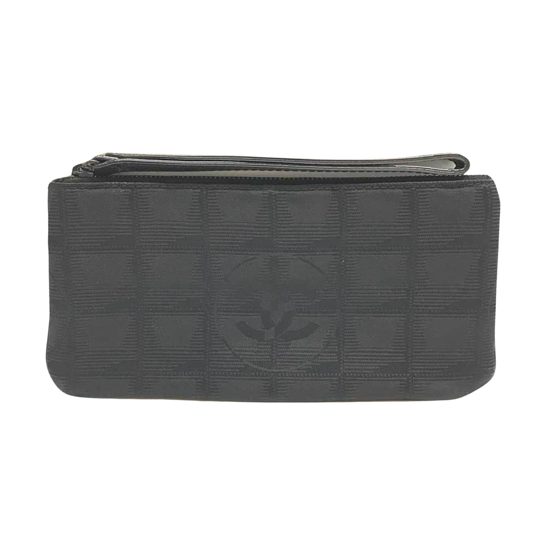 Chanel Travel line Black Synthetic Clutch Bag