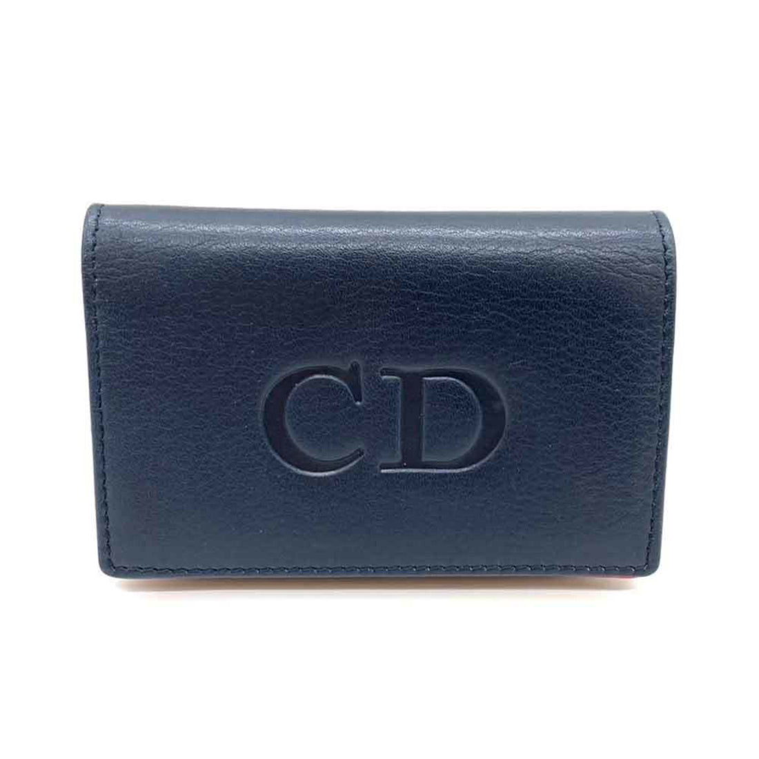 Dior Navy Leather Wallet 