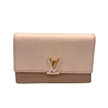 Louis Vuitton Capucines Pink Leather Wallet 