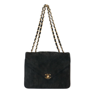 Chanel Wild stitch Black Velvet Shopper Bag