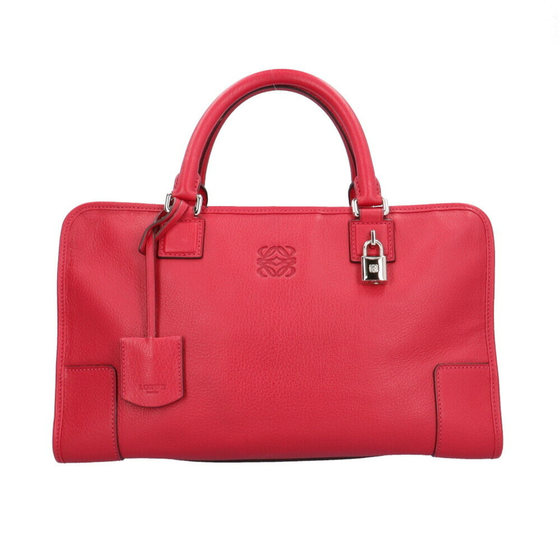 Loewe Amazona Red Leather Handbag 