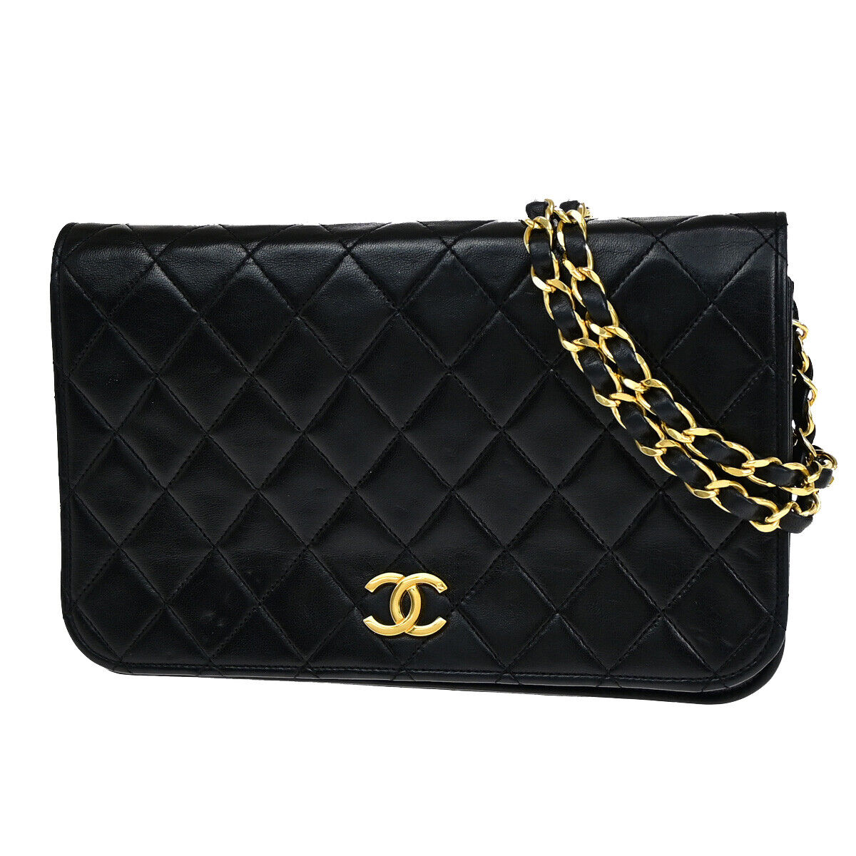 Chanel Flap bag Black Leather Shoulder Bag