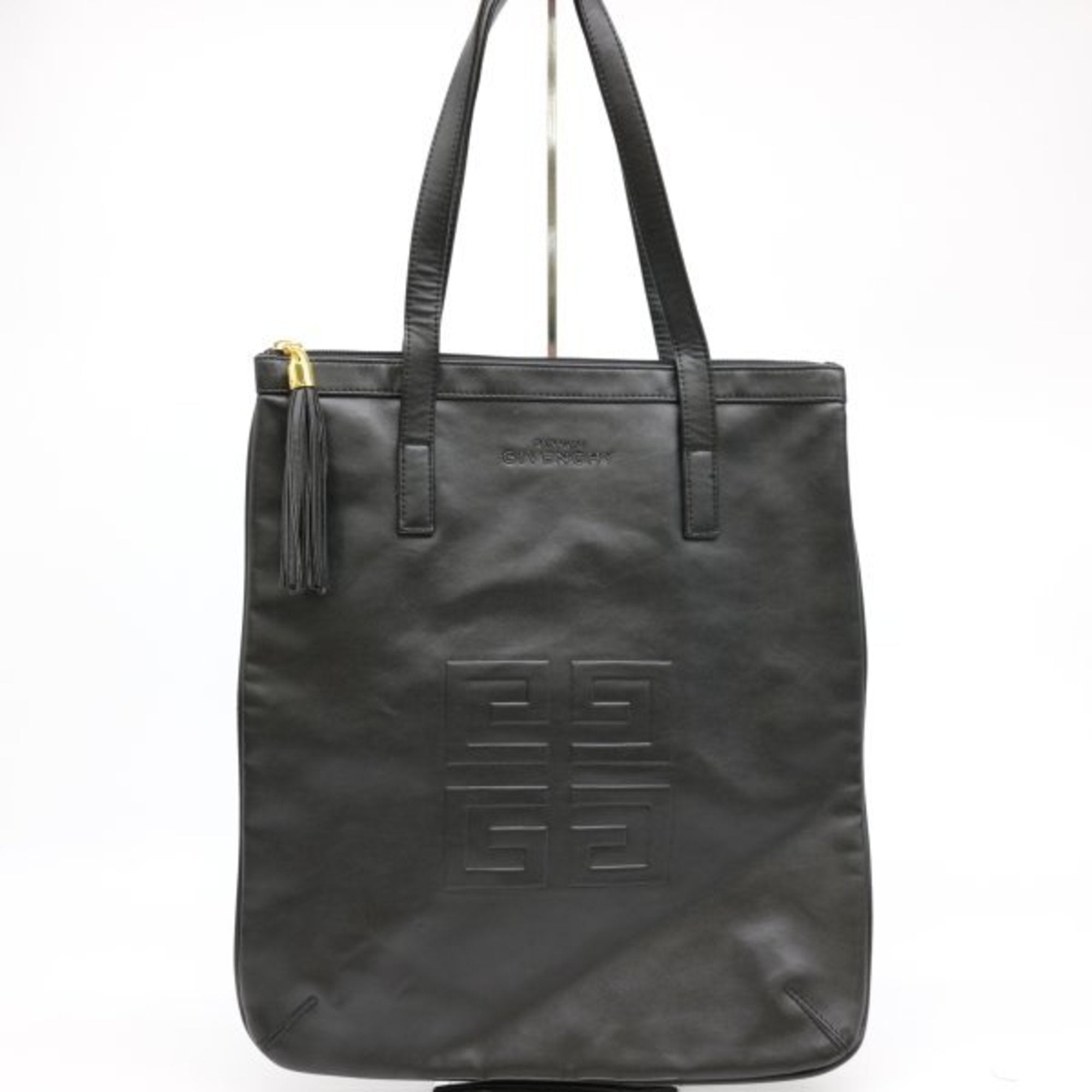 Givenchy -- Black Leather Tote Bag