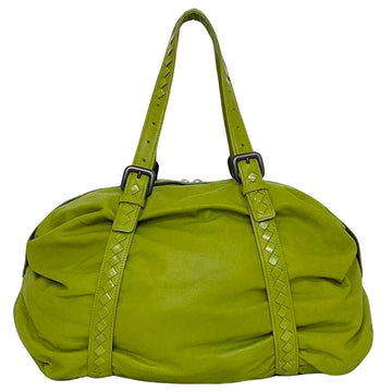 Bottega Veneta Spinnaker Green Leather Handbag 